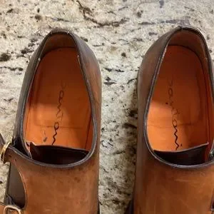 Double buckle Santoni two tone shoes 8.5 Santoni | Shoes | Double Buckle Santoni Two Tone Shoes 85  main image 2